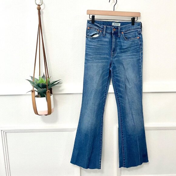 Madewell Flea Market Flare Jeans Blue Size 27 Tall - Picture 1 of 7